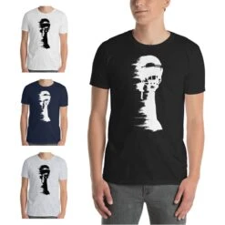 American Sports American Football Fanshirt, T-Shirt Blurred Helmet, P7