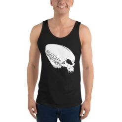 American Sports American Football Fanshirt, Tank Shirt Alien Skull -Rugbyausrüstung Geschäft american sports american football fanshirt tank shirt alien skull4