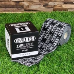BADASS Turf Tape 10cm X 10m - Schwarz 24 Rollen -Rugbyausrüstung Geschäft badass turf tape 10cm x 10m schwarz 24 rollen3