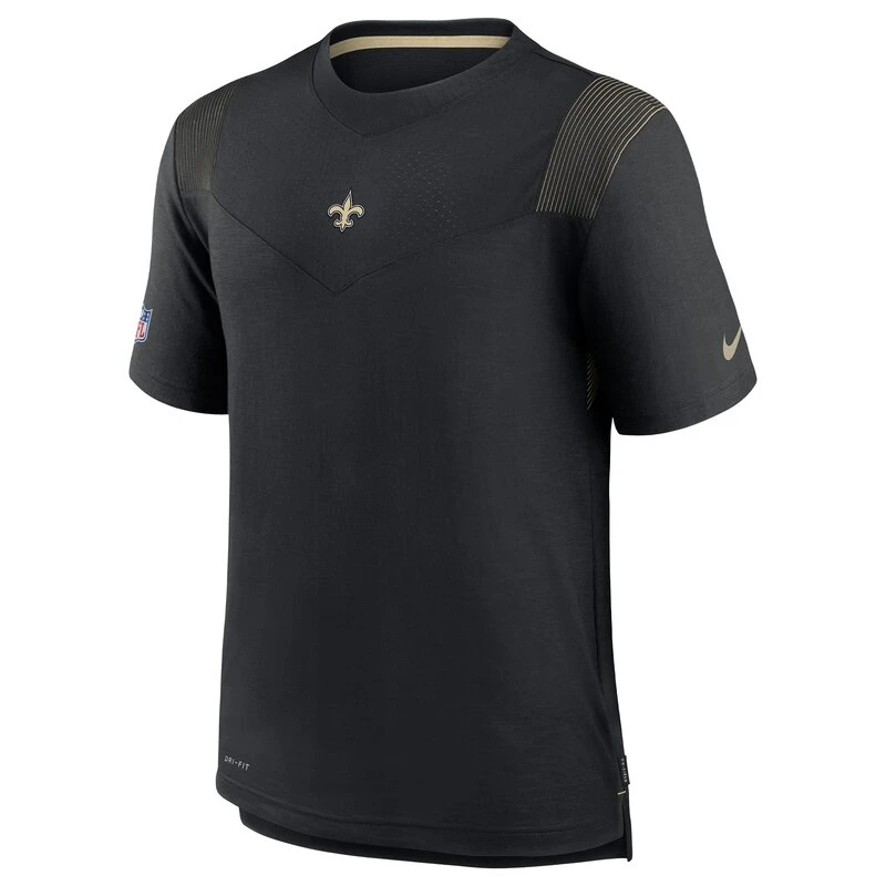 Nike NFL Top Player UV DRI-FIT T-Shirt New Orleans Saints Schwarz - Gold 3 Nike NFL Top Player UV DRI-FIT T-Shirt New Orleans Saints Schwarz - Gold