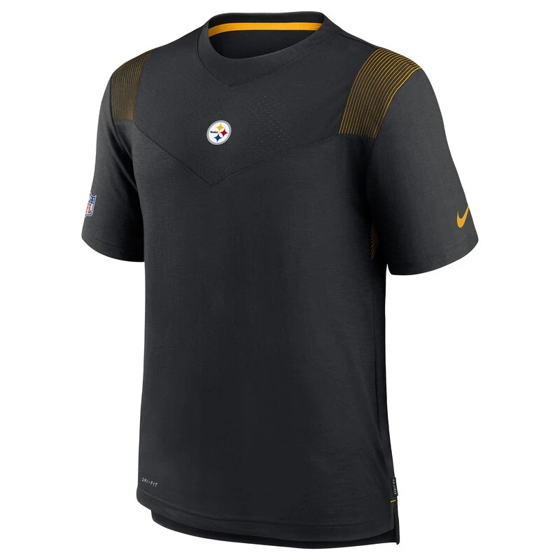 Nike NFL Top Player UV DRI-FIT T-Shirt Pittsburgh Steelers Schwarz - Gold 2 Nike NFL Top Player UV DRI-FIT T-Shirt Pittsburgh Steelers Schwarz - Gold