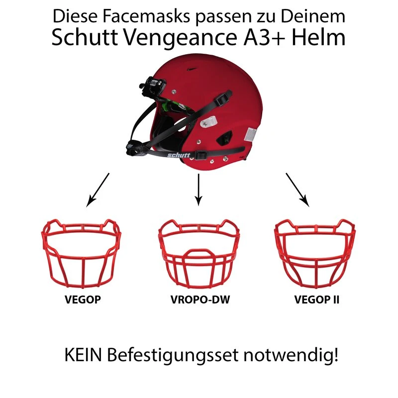 Schutt Vengeance A11+ Jugend Helm Bis 17 Jahre 5 Schutt Vengeance A11+ Jugend Helm Bis 17 Jahre – Bild 3