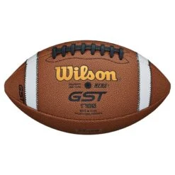 Rugbyausrüstung Geschäft 23 Wilson GST 1780 Composite Football, Braun, Senior
