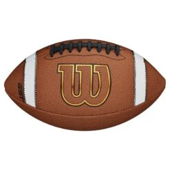 Rugbyausrüstung Geschäft -Rugbyausrüstung Geschäft wilson gst 1780 composite football braun senior2