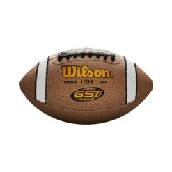 Wilson GST 1784 TDY Composite Football, Braun, Youth