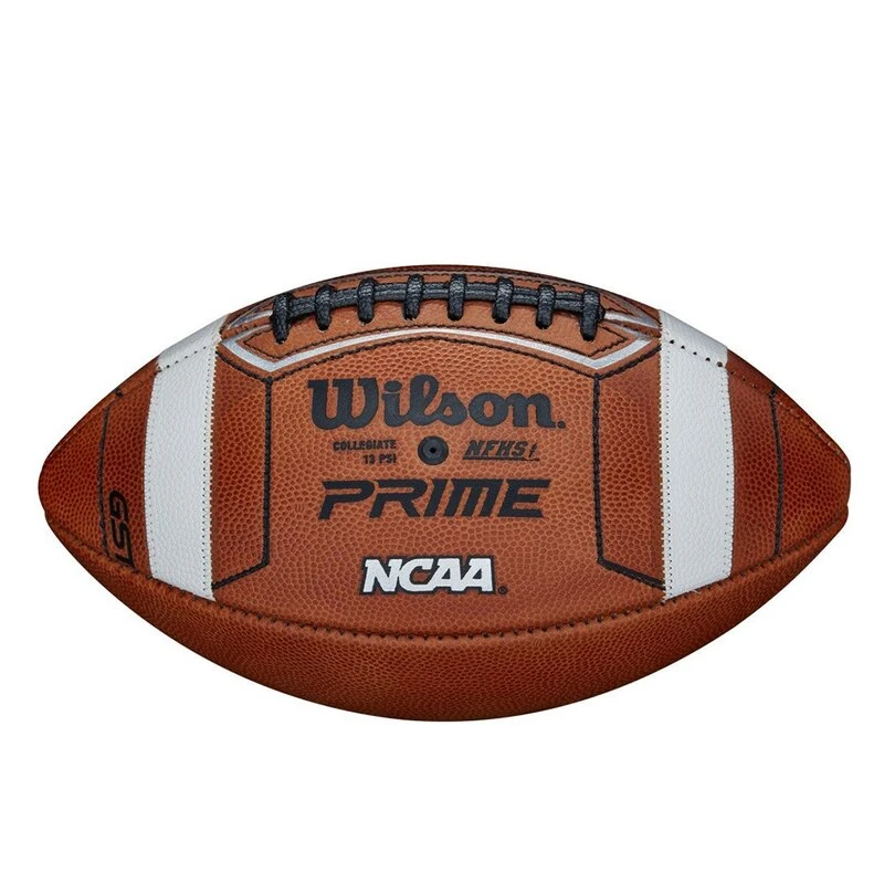 Wilson GST Prime Leder Football Official Size, NCAA WTF1103IB Game Ball - Braun 3 Wilson GST Prime Leder Football Official Size, NCAA WTF1103IB Game Ball - Braun
