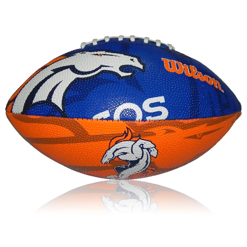 Wilson NFL Junior Denver Broncos Logo Football 4 Wilson NFL Junior Denver Broncos Logo Football – Bild 2