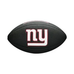 Wilson NFL New York Giants Logo Mini Football Schwarz