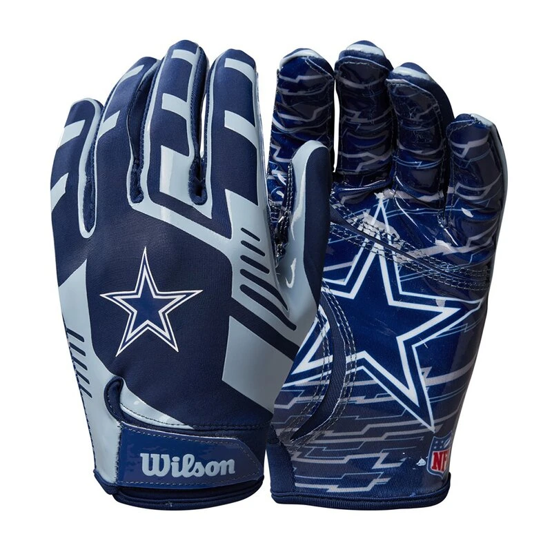 Wilson NFL Stretch Fit Youth Receiver Handschuhe Team Dallas Cowboys 3 Wilson NFL Stretch Fit Youth Receiver Handschuhe Team Dallas Cowboys