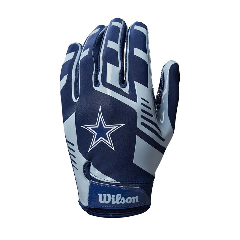 Wilson NFL Stretch Fit Youth Receiver Handschuhe Team Dallas Cowboys 4 Wilson NFL Stretch Fit Youth Receiver Handschuhe Team Dallas Cowboys – Bild 2