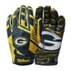 Wilson NFL Stretch Fit Youth Receiver Handschuhe Team Green Bay Packers -Rugbyausrüstung Geschäft wilson nfl stretch fit youth receiver handschuhe team green bay packers