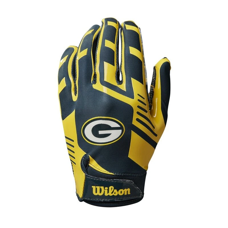 Wilson NFL Stretch Fit Youth Receiver Handschuhe Team Green Bay Packers 4 Wilson NFL Stretch Fit Youth Receiver Handschuhe Team Green Bay Packers – Bild 2
