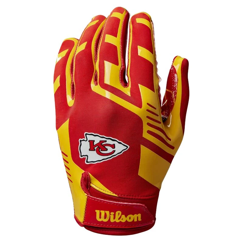 Wilson NFL Stretch Fit Youth Receiver Handschuhe Team Kansas City Chiefs 4 Wilson NFL Stretch Fit Youth Receiver Handschuhe Team Kansas City Chiefs – Bild 2