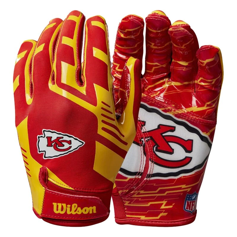Wilson NFL Stretch Fit Youth Receiver Handschuhe Team Kansas City Chiefs 5 Wilson NFL Stretch Fit Youth Receiver Handschuhe Team Kansas City Chiefs – Bild 3