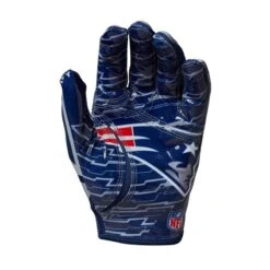 Wilson NFL Stretch Fit Youth Receiver Handschuhe Team New England Patriots -Rugbyausrüstung Geschäft wilson nfl stretch fit youth receiver handschuhe team new england patriots3