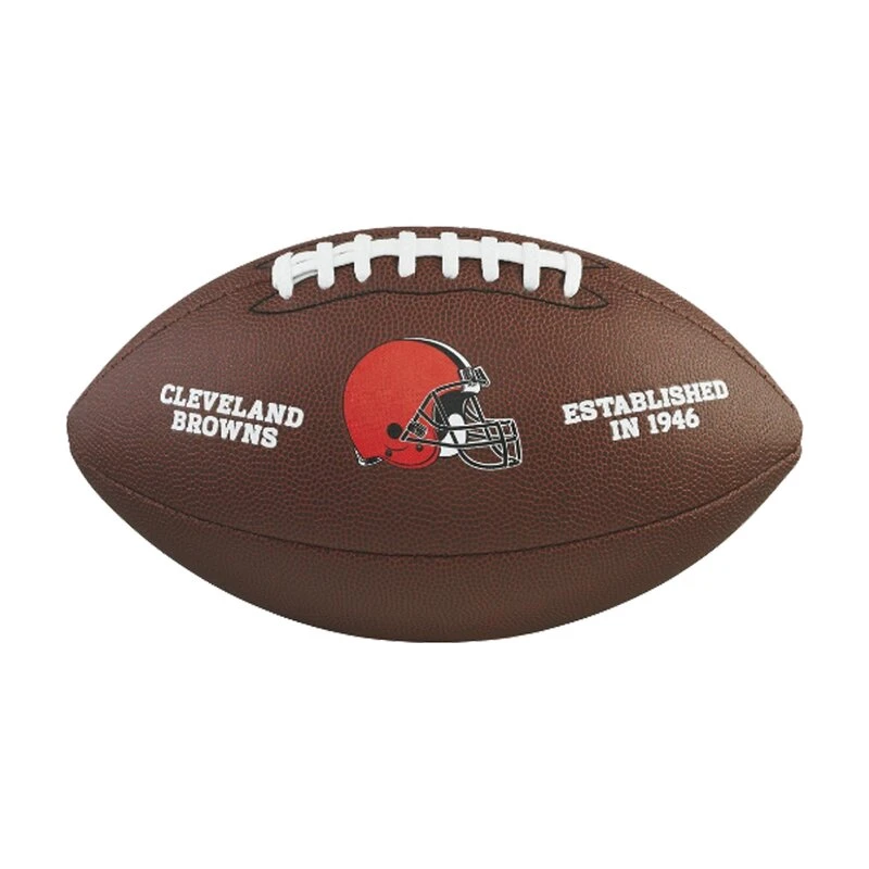 Wilson NFL Team Logo Composite Football Cleveland Browns 3 Wilson NFL Team Logo Composite Football Cleveland Browns