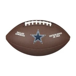 Rugbyausrüstung Geschäft 29 Wilson NFL Team Logo Composite Football Dallas Cowboys