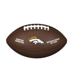 Rugbyausrüstung Geschäft 31 Wilson NFL Team Logo Composite Football Denver Broncos