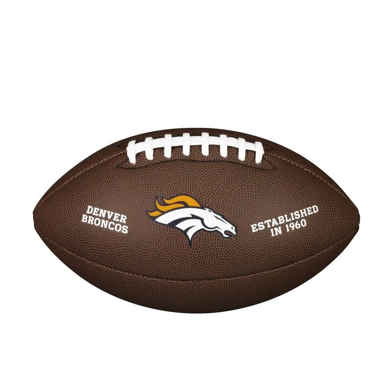 Wilson NFL Team Logo Composite Football Denver Broncos 3 Wilson NFL Team Logo Composite Football Denver Broncos