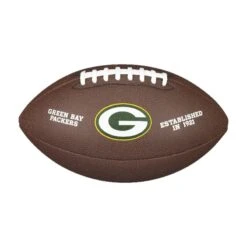 Wilson NFL Team Logo Composite Football Green Bay Packers